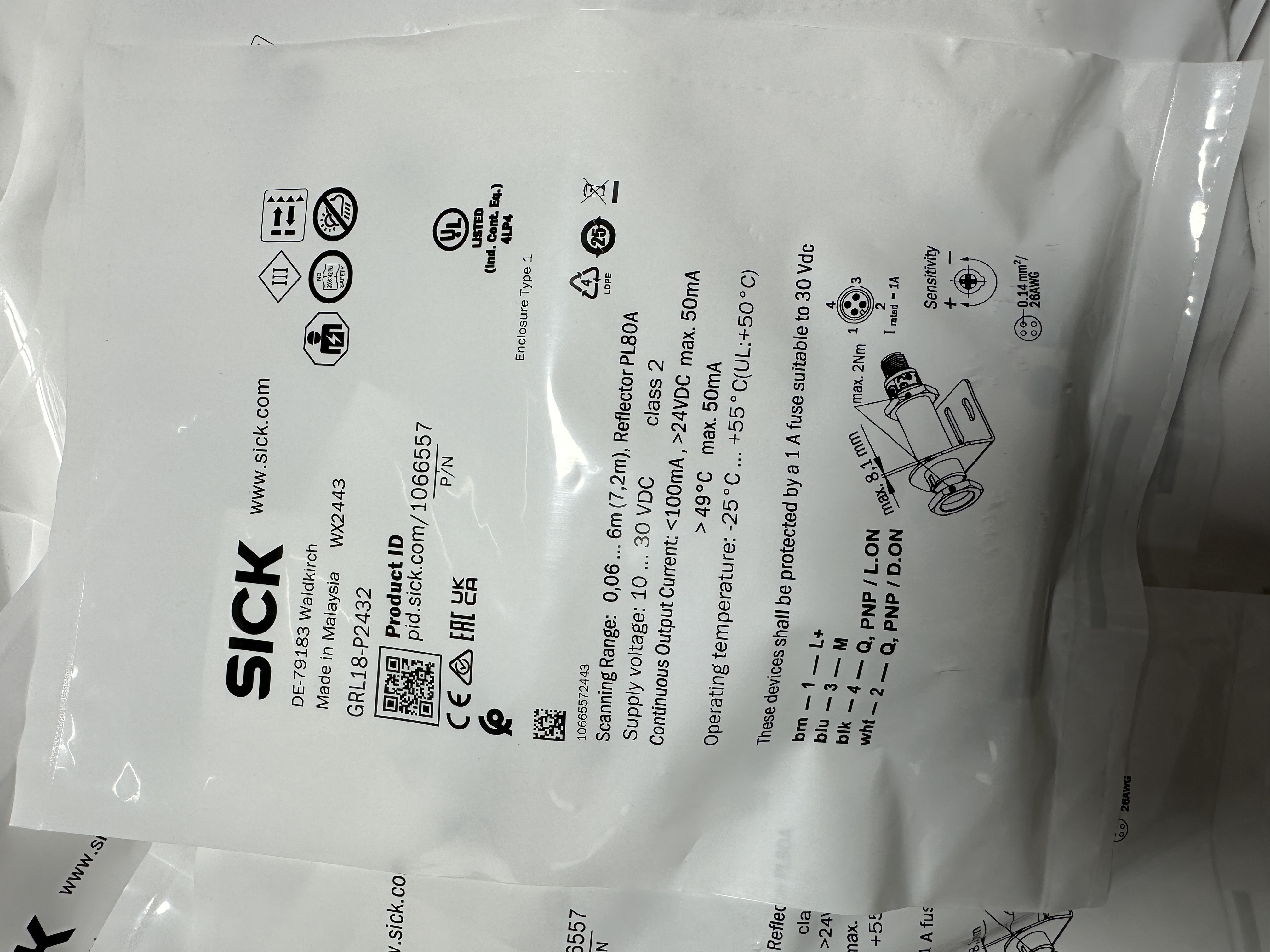 LFV230-XXSGBTPM1500SICK品牌水平傳感器封裝QFN-8原裝正品
