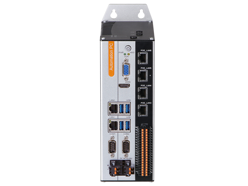 NODKA機器視覺控制器NP-6125配Intel桌面CPU支持4路POE32隔離DIO