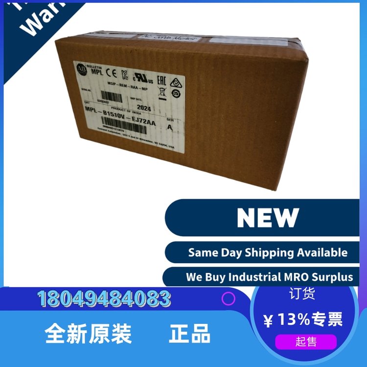 工業(yè)級低慣量無刷伺服電機(jī)MPL-B310P-MJ72AA