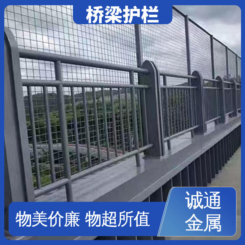 誠(chéng)通金屬外形款式美觀道路橋梁欄桿產(chǎn)品穩(wěn)固結(jié)實(shí)來圖來樣定做