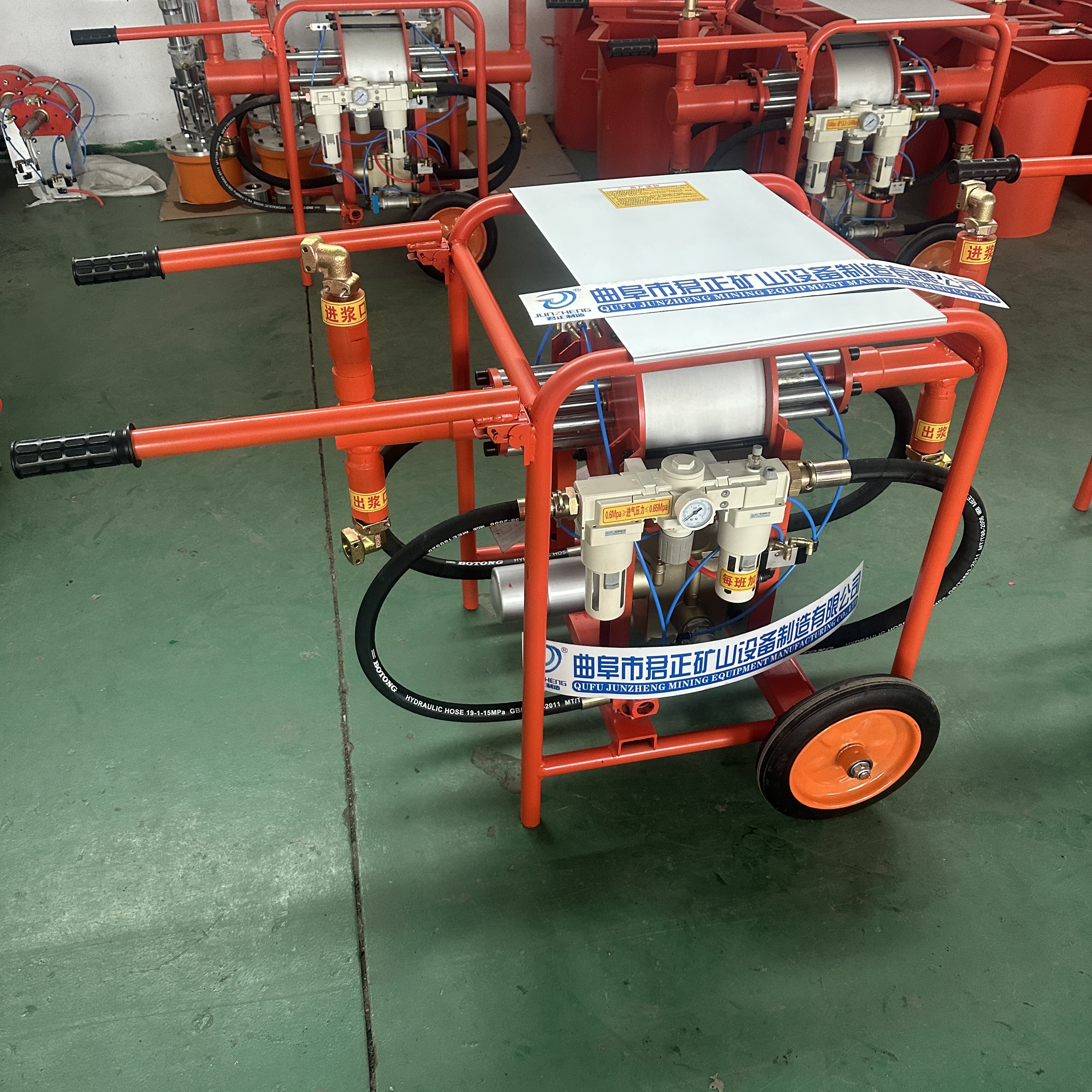 井壁防水氣動注漿泵2ZBQ190\/1型煤礦用高壓注漿機