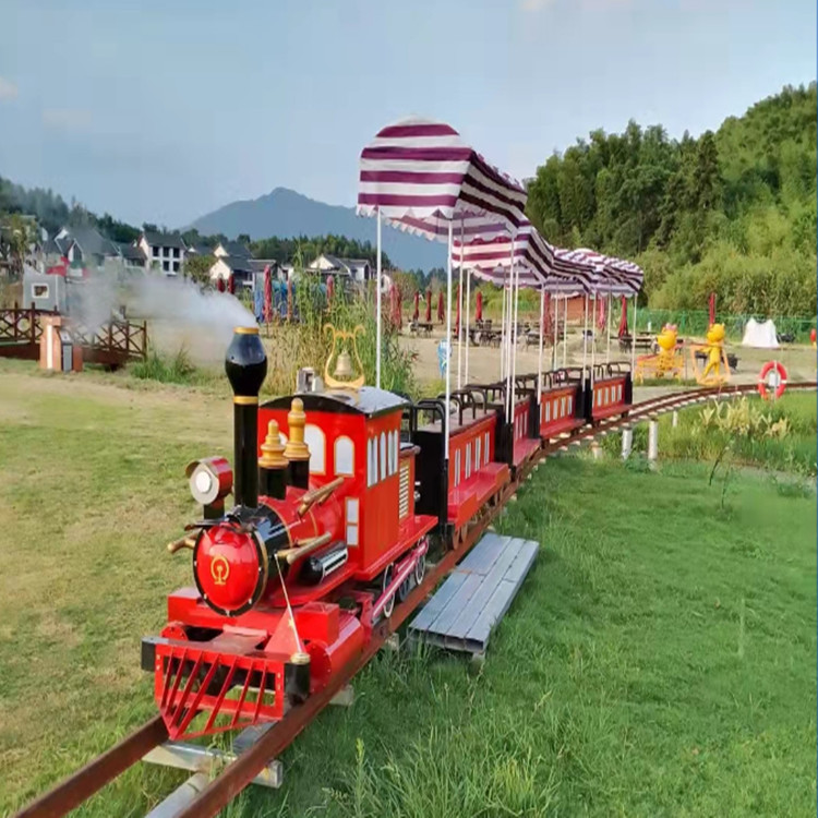 源頭廠家設(shè)計(jì)和諧號車網(wǎng)紅游樂設(shè)備輕軌蒸汽仿古小火車