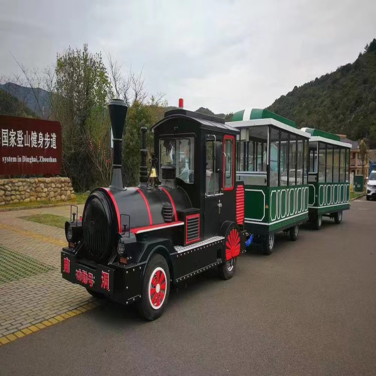 廠家定制景區(qū)電動觀光無軌小火車兒童游樂設備廣場商場仿古小火車
