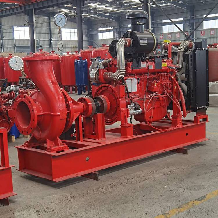 中開XBC柴油機消防泵工程配套電啟高揚程水泵3CF認(rèn)證