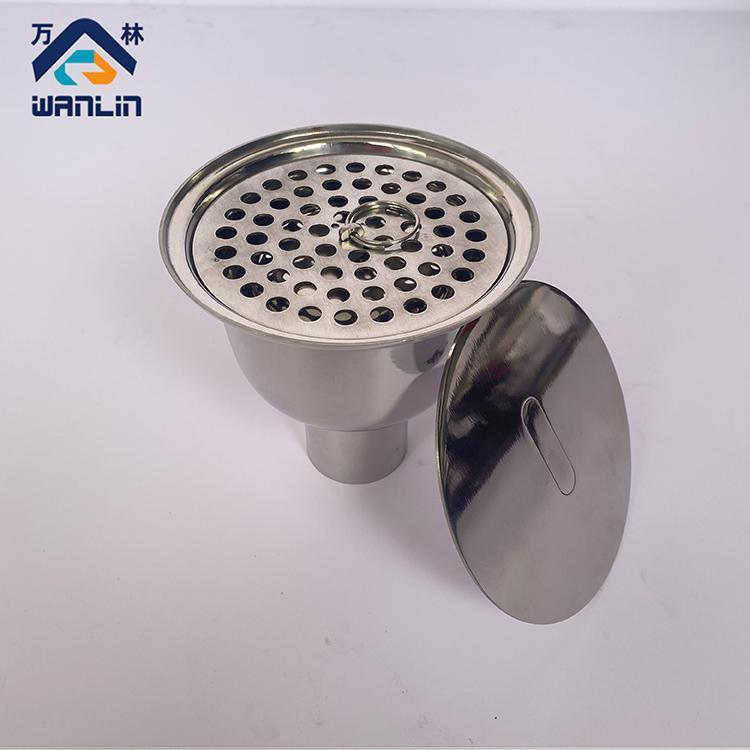 萬(wàn)林廠家供應(yīng)304不銹鋼衛(wèi)生級(jí)防臭潔凈地漏凈化食品廠制藥廠